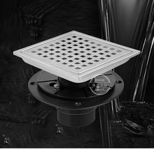 将图片加载到图库查看器，BL-SF001 Square Floor Drain Factory Direct 304 Stainless Steel Quality Assured High Stability Shower Drain Hotels Polished